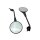 SPIEGEL SET für VESPA GT, GTV, GTS 125-300 in MATT SCHWARZ (lang >18cm)