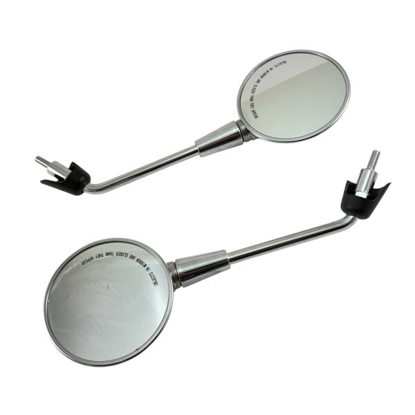 SPIEGEL SET für VESPA GT, GTV, GTS 125-300 in CHROM (lang) M8 RL