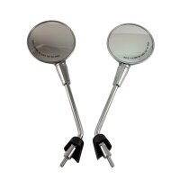 SPIEGEL SET für VESPA GT, GTV, GTS 125-300 in CHROM (lang) M8 RL