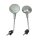 SPIEGEL SET für VESPA GT, GTV, GTS 125-300 in CHROM (lang) M8 RL