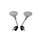 SPIEGEL SET für VESPA GT, GTV, GTS 125-300 in CHROM (lang) M8 RL