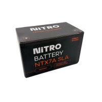 BATTERIE 12V6.0Ah NTX7A-SLA für AGM BAOTIAN BENZHOU REX ZNEN GY6 RETRO ROLLER