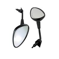 SPIEGEL SET für VESPA SPRINT / PRIMAVERA in GLANZ SCHWARZ