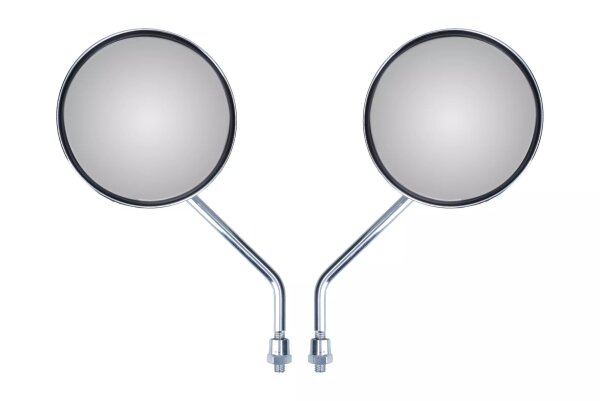 RÜCKSPIEGEL SATZ Ø 105mm CHROM M8 für SIMSON S50/S51/S70