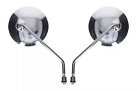 RÜCKSPIEGEL SATZ Ø 105mm CHROM M8 für SIMSON S50/S51/S70
