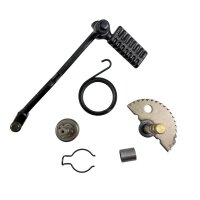 1 - Kickstarter Reparaturset für GY6 4-Takt 50ccm 139QMA China, Kickstarterwelle, Ritzel, Feder & Kickstarterarm