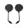 14+15 - Spiegel links und rechts * RUND - MATT SCHWARZ - mit M8 R R