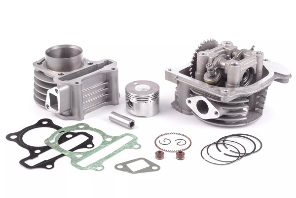 80ccm TUNING ZYLINDER & KOPF KIT KOMPLETT für GY6 CHINA ROLLER 4-TAKT