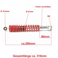 FEDERBEIN / STOSSDÄMPFER 310mm für BAOTIAN...