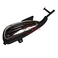 Auspuff komplett 50cc / EURO 4 / bei 2 Federbeinen / B-WARE