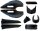 VERKLEIDUNG MATT SCHWARZ (B-WARE) für EASY CRUISER ARTEMIS RETRO CLASSIC CRUISER FOSTI QT-E GY6